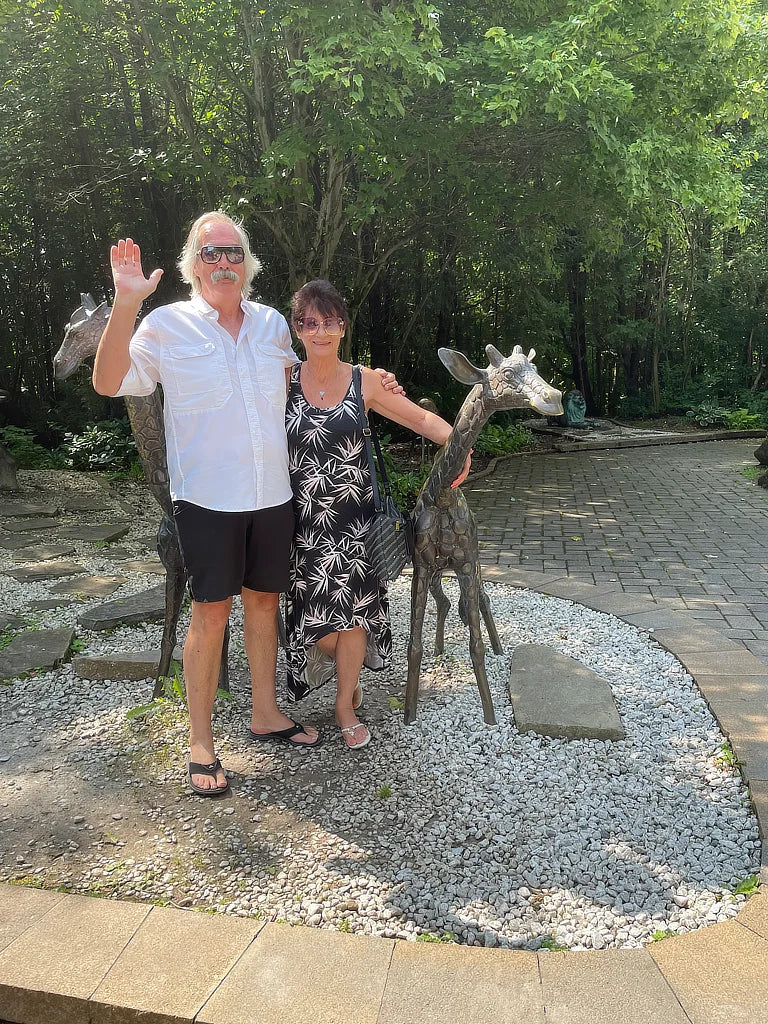 Sonia and Ian at Parc Safari in Hemmingford QC-summer 2023