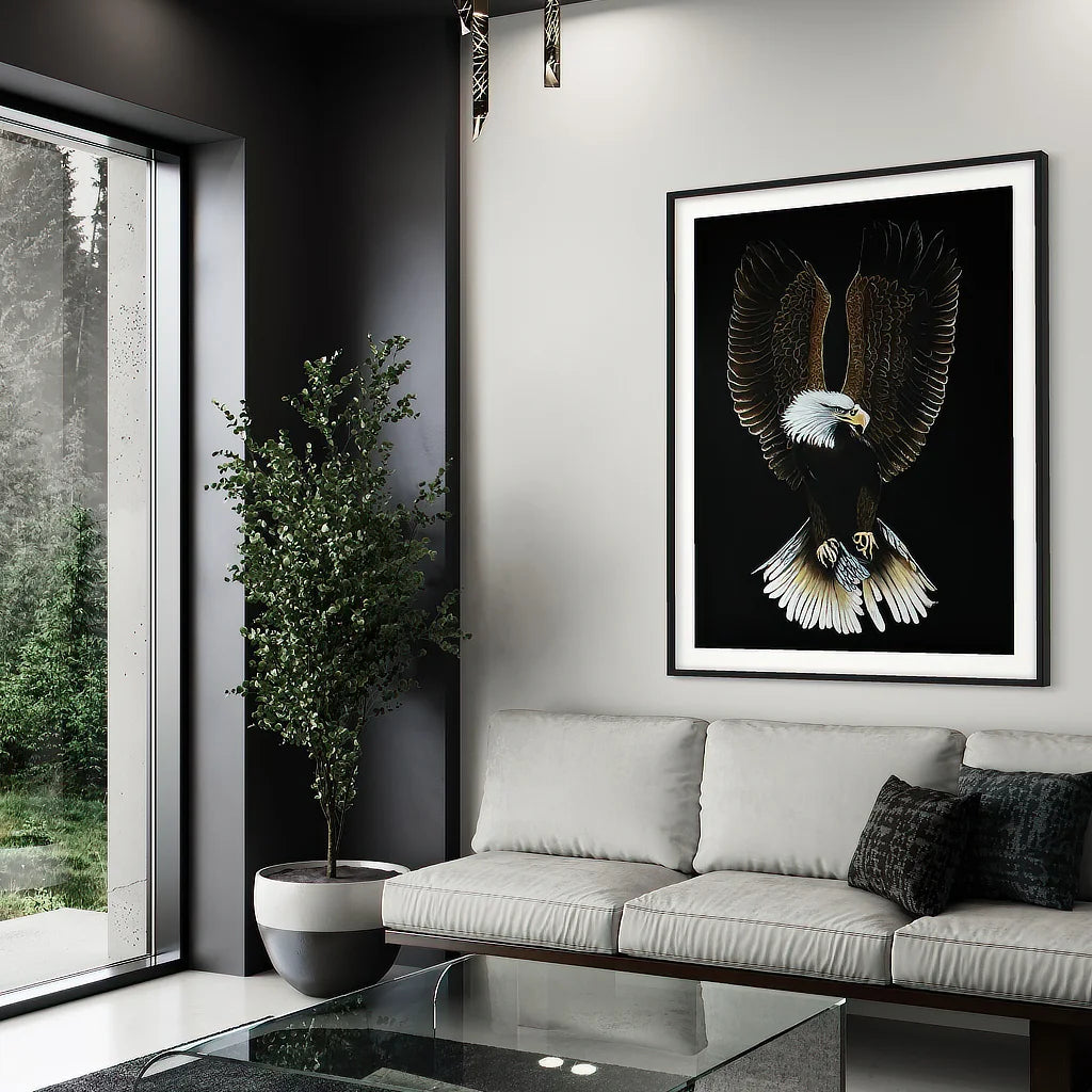 Bald Eagle | Valiant paper print by Sonia MalBoeuf